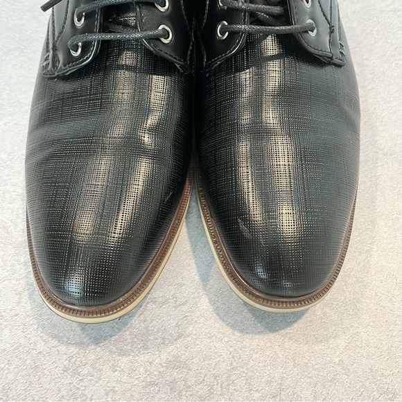Classy Bruno Marc black and brown Oxford dress shoes men business casual - Picture 9 of 13